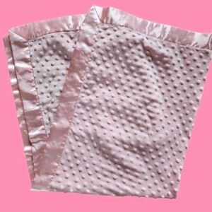 Carter's Pink Satin Baby Blanket